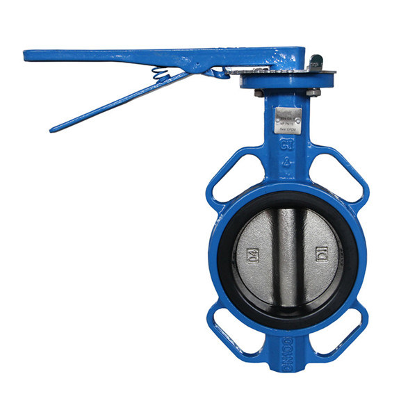 Rubber Resilient Seat Handle Wafer Butterfly Valve