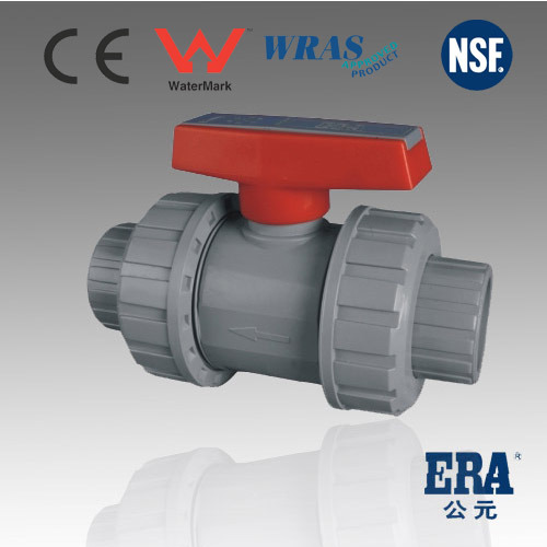 PVC Double Union Ball Valve for Hot Water Supply (UBC01)