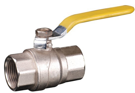 Screwed Brass Ball Valve with Steel Handle (YED-A1007)