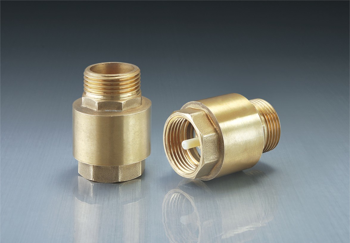 Brass Lift Check Valve with Male / Female Thread Ends