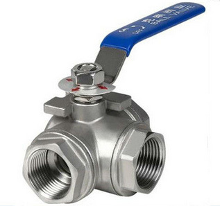 Stainless Steel 3 Way Ball Valve 4 Inches