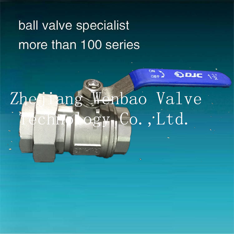 Stainless Steel 2PC Union Ball Valve