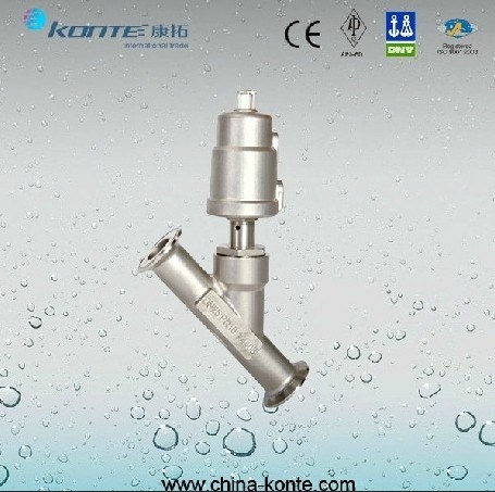 Stainless Steel Clamp Angle Valve