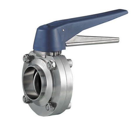 Sanitary Welded Butterfly Valve with Multi-Positon Handle (HY-BV05)