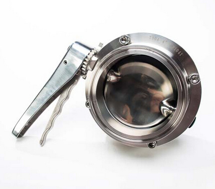 Ss304 Stainless Steel Sanitary Clamp Multiple Position Butterfly Valve