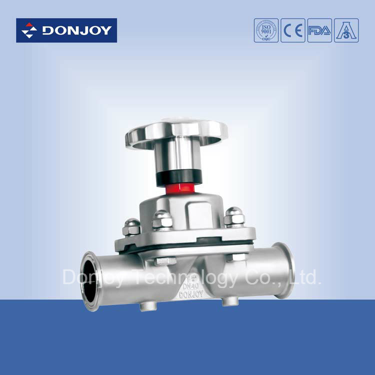 Manual Diaphragm Valve with Ss Handle