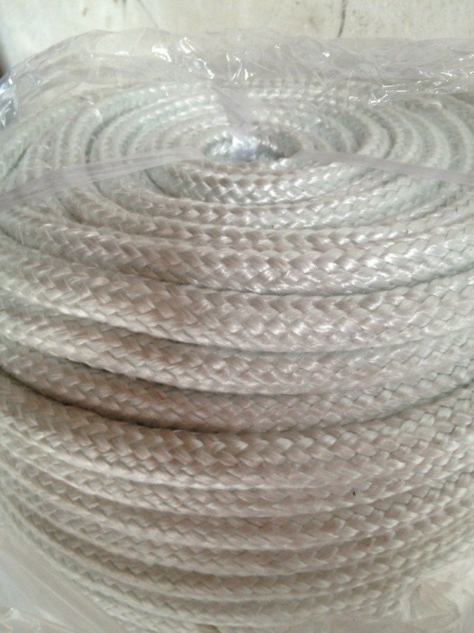 Round Braided Glass Fiber Rope for Insulation
