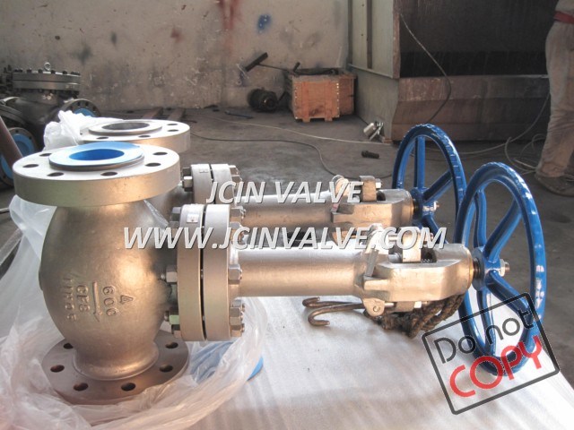 Low Temperature Service Globe Valve with Extended Bonnet