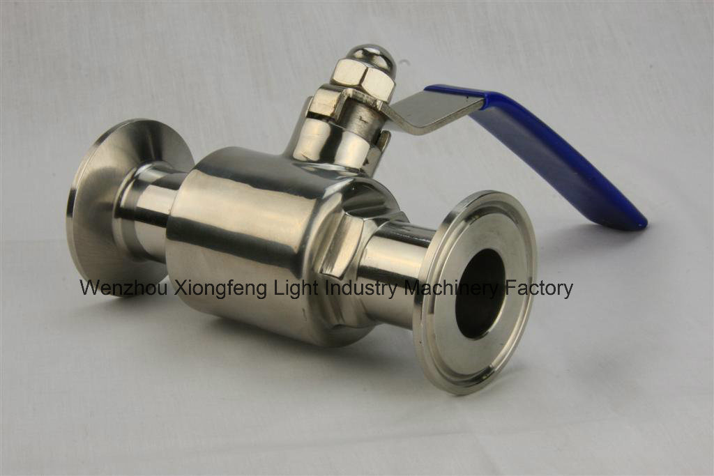 Non-Encapsulated Economy Stainless Steel Ss304 Triclamp Ferrule Ball Valve
