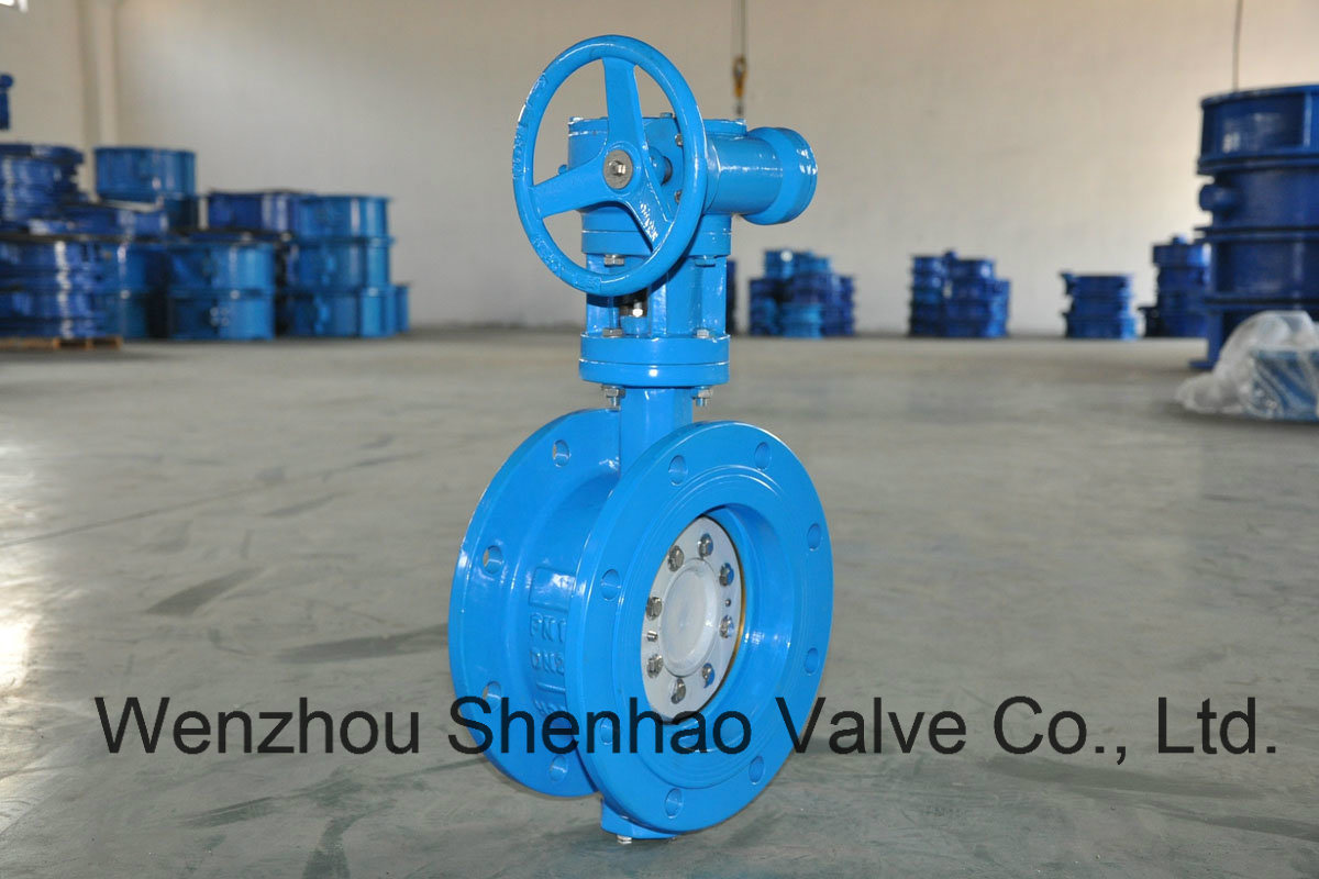 Pneumatic Flanged End High Performance Butterfly Valve