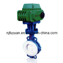 FEP Lined Butterfly Valve D971