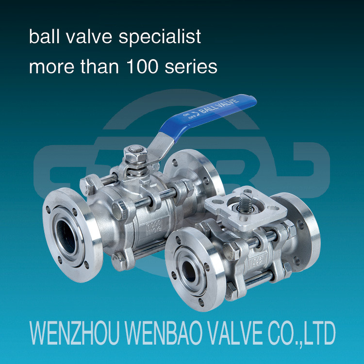 Gud High Vacuum (pressure) Ball Valve with Flanged Ends