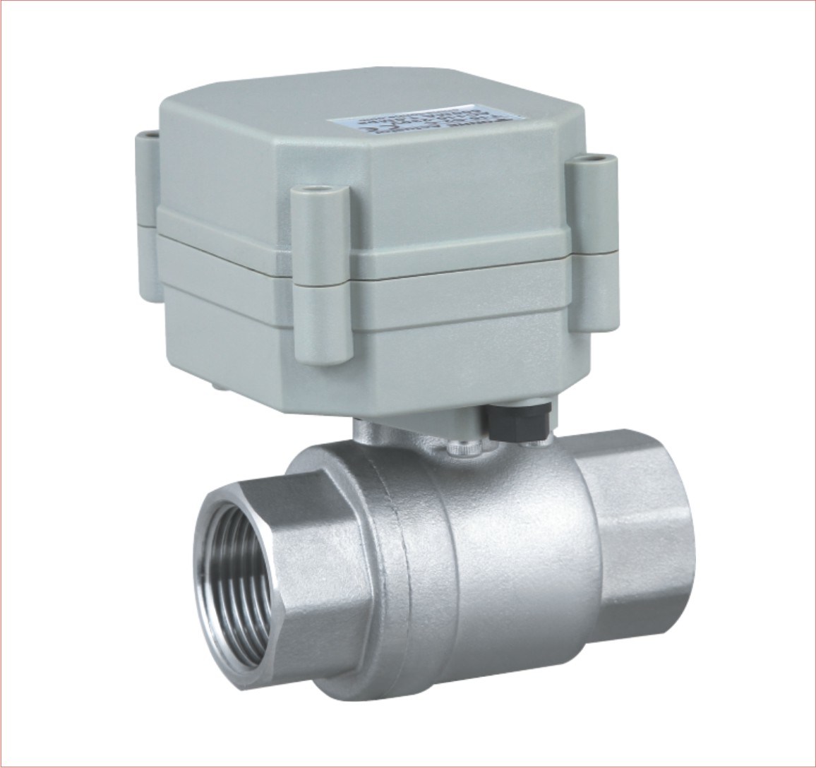 Dn15 1/2'' 2-Way DC5V Stainless Steel Ball Valve Motorized Control Valve for Drinking Water
