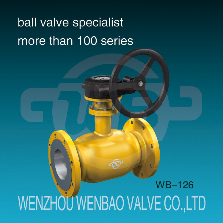 GOST All-Welded Standard Port Natural Gas Flanged Ball Valve