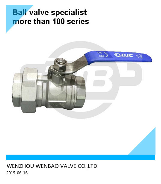2PC Stainless Steel (CF8, CF8M) Manual Ball Valve with Union