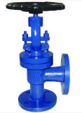 Cast Iron DIN Angle Type Globe Valve with CE ISO