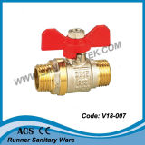 Butterfly Handle Forged Brass Ball Valve (V18-007)