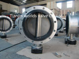 Ss316/CF8m Double Flanged Butterfly Valve (D41X-10/16)