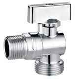 Bathroom Brass Angle Valve Zinc Alloy Handle in Manual Valve