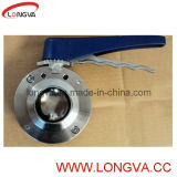 Sanitary Stainless Steel Butterfly Valve with Flat Nut