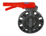 High Quality Wafer Type Plastic PVC Lever Handle Butterfly Valve