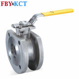 Wafer Flanged End 316 Material 300lbs Manual Operated Ball Valve