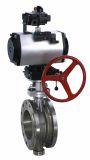 Stainless Steel Pneumatic Actuator Butterfly Valve