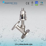 Stainless Steel Flanged Angle Seat Valve with CE Certificate