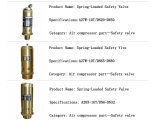 Dn60 Spring Loaded Safety Valve for Brass Valve Air Compressor Part