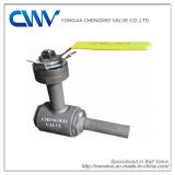 Forged Steel Ball Valve with One Side Extended Pipe