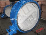 Double Flanged Butterfly Valve with Bare Stem (D043H)