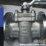 Lever Operated Ss304/Ss304L Bellow Plug Valve with Flanged Ends