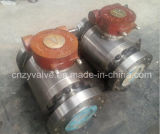 Forged Stainless Steel Ball Valve with High Pressure, Gear Operated
