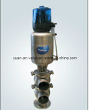 Sanitary Stainless Steel Pneumatic Change Over Valve