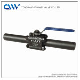 Three Pieces Floating Forged Ball Valve with Extended Pipe