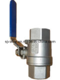 2PC Stainless Steel Floating Ball Valve