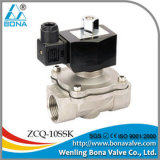 304 or 316 Cast Stainless Steel Normally Open Type Solenoid Valve Zcq-10ssk