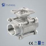 Stainless Steel 3PC Ball Valve Without Handle with ISO5211 Pad
