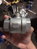 2PC Stainless Steel Ball Valve with Screw End (Q11F)