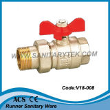 Brass Ball Valve with Pipe Union (V18-008)