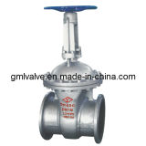 DIN Double Flange Stainless Steel Resilient Seat Gate Valve
