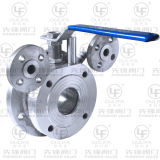 Flanged Discharge Ball Valve with Heated Jacketing