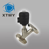 Sanitary Stainless Steel Pneumatic Angle Seat Valve