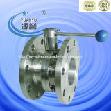 Sanitary 2PC Flanged Butterfly Valve (100104)