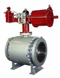 Pneumatic Flanged Trunnion Mounted Ball Valve