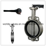 GB Ss316 Handle Wafer Butterfly Valve (D71X-10/16)