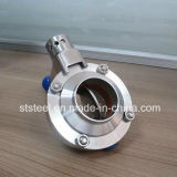 Stainless Steel Sanitary Pipe Welded Butterfly Valve