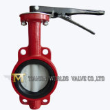 Ruber Resilient Seat Wafer Butterfly Valve with Nylon Coated Disc (D71X-10/16)