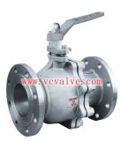 Two Pieces Ball Valve with High Pressure