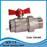 Full Flow Brass Ball Valve with Union Pipe (V20-008)
